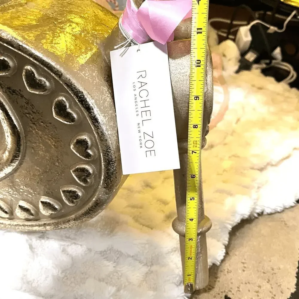 Tik Tok Viral Valentine’s Day Rachel Zoe Xtra Large Gold Heart With Key